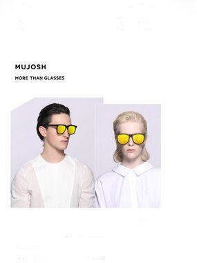 MUJOSH Polarized Sunglasses for unisex UV Protection Mirrored Driving Black⭐️⭐️